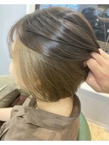 ヘアー アンド ビューティー ザ エフ 西尾店(Hair Beauty the F)&nbsp;インナーカラーkhaki♪
