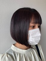 アンドアイズム(and.I'sm)&nbsp;ミニボブ×パープルブラウン