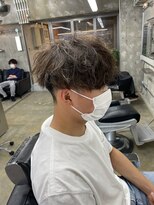 ロンドガルマン 名古屋(Lond GULLMAN)&nbsp;Ryu指名/カットでここまで動きます/アイロン不使用/ワックスのみ