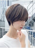 うざバングショート　大場猛