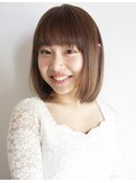 結べる長さのナチュラルボブ/髪質改善/コンティロミー本厚木
