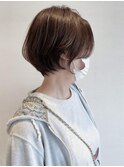 長めショートボブ