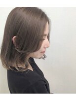 エキップクーラージュグラン&nbsp;小顔カット柔らかミルクティーグレージュ