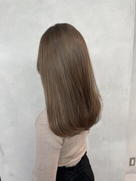 ルネ 北千住(Renee) オルチャンヘア_ダークグレージュ_ワンホンヘア