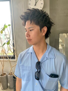 テトヘアー(teto hair) ベリーショート、スパイキーショート、黒髪短髪、メンズカット