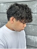 メンズマッシュパーマ波巻スパイラルパーマニュアンスパーマ