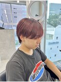 ミルクティーベージュダブルカラーインナーカラーケアブリーチ