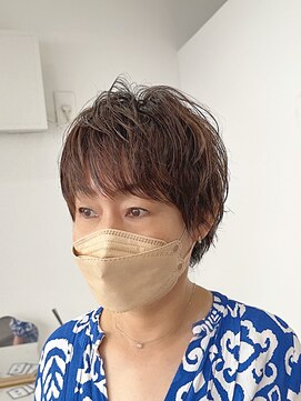 スイ(suiw) 前髪ありショートパーマ
