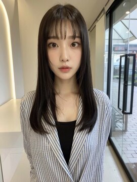 ドロシー 郡山桑野店(Dorothy) 黒髪ボブルフネビージュ小顔ワンレン