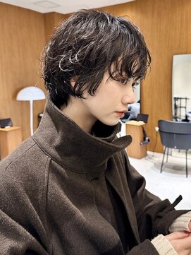 ヤイエ 青山店(yiye) ショートパーマ/ショートカット/ショートボブ/ニュアンスパーマ