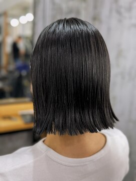 ミコ(MICO hair) ボブ×ディープブルー