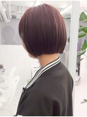 ショートボブこっくりブラウン