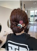 祭りヘアセット