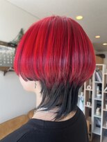 エルフゥ(Elle fou)&nbsp;ウルフカット　ツートーンカラー