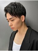 色気と清潔感を両立。韓国風コンマバングショート 7s622