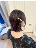 ハーフアップ