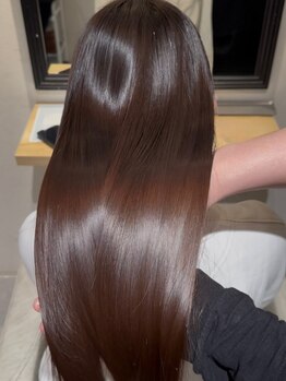 パパスフェリエ PAPASS ferieの写真/【髪質改善】美革ストレート・髪質改善ストレート☆指通りなめらかな圧倒的ツヤ感をご提供します♪