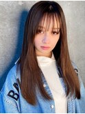 ひし形　くびれミディ　バルーンパーマ　小顔　似合わせカット