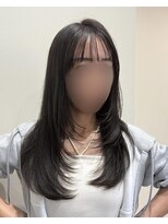 シェノン 夙川(CHAINON)&nbsp;レイヤー/透け感レイヤー/髪質改善/カラー