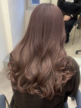 シア(sia) チョコブラウン/心斎橋/ピンクブラウン