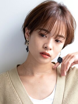 ローウェル(Rowel) シースルーバング×ナチュラルブラウン