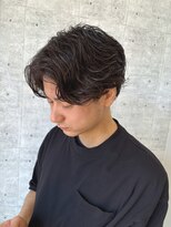 アッシュ 下丸子店(Ash)&nbsp;フェザーパーマメンズパーマセンターパートメンズヘア