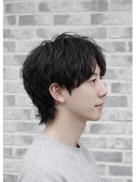 1's パーマ風ショート