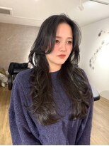 エトワ 中央店(etoi)&nbsp;大分韓国ヘアかき上げレイヤーカット