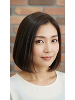 ココカラーアンドカット マルナカ福富店(CoCo Color&Cut)&nbsp;ワンカラー/あごライン/ボブ/40代50代60代
