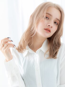 ドクターズ サロン ラブ(Dr's Salon LAB) ハイトーンカラーレイヤーカットヘルシースタイルk古河10代20代