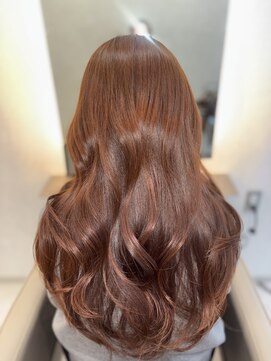 ジーナ 札幌(Zina) 髪質改善*アプリコットブラウン*美髪【Zina札幌】