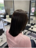 ソヨン 平塚店(SOYON) 艶感ブラウン×髪質改善ストレート【平塚】
