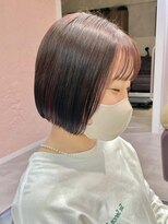 フェイス 石川町 (FACE)&nbsp;切りっぱなしボブ×ストレートボブ×暖色×横浜石川町×前髪あり
