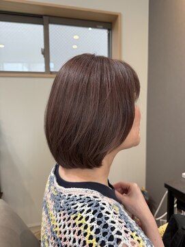 エオン(eon) ミディアムボブ【eon】#大人女性#白髪ぼかし#マンツーマン