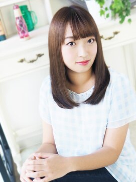 ヘア ジュレ ドゥ(hair jurer deux) 【ヘアジュレドゥ 古居 】 大人ナチュラルなストレートセミディ