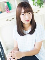 ヘア ジュレ ドゥ(hair jurer deux) 【ヘアジュレドゥ 古居 】 大人ナチュラルなストレートセミディ