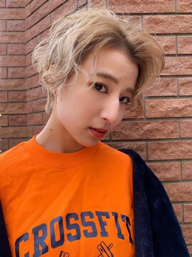 アミヘアーサプライ(AMI Hair Supply) マニッシュショート/ダブルカラー/ケアブリーチ/美髪グレージュ