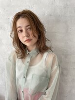 ヘアーアンドメイクトラスト(HAIR&MAKE TRUST)&nbsp;ミディアムヘア/イルミナカラー/ベージュカラー