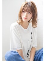 サングース(Sungoose)&nbsp;韓国風ミディ＃マロンベージュAラインボブ