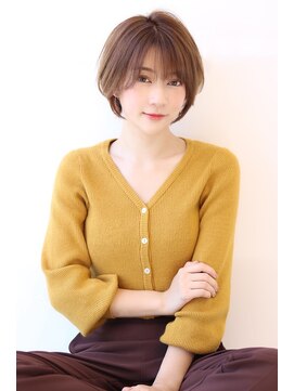 オーロ 宝塚店(ORO) 【20代30代韓国ヘア前下がり小顔丸みショートボブイメチェン】
