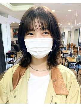 ノラキチジョウジ(NORA KICHIJOJI) #レイヤーカット#韓国ヘア#くびれヘア#ウルフカット