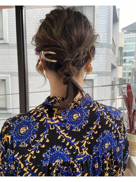 ヌー 代官山(nuu) ・着物結婚式ヘアアレンジヘアセットヘアスタイル