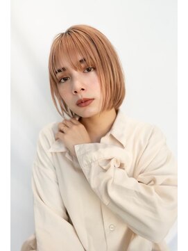 オースティン 流山おおたかの森(AUSTIN) 大人かわいい前髪セシルカットココアブラウンフリンジウェーブ