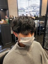 ヒロザバーバー(HIRO THE BARBER) ツーブロック×パーマ