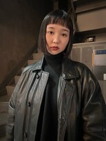 ビビト(bibito)&nbsp;bibito ボブ　切りっぱなしボブ　おんまゆ　デザインカット