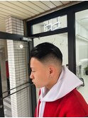 オールバックフェード