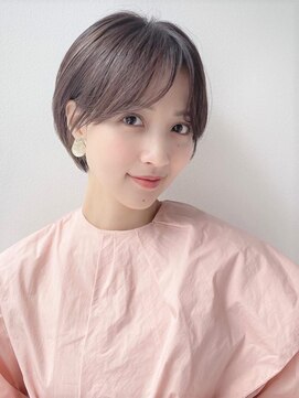 ケーツー エソラ池袋店(K-two) センターパートでスッキリショート［髪質改善/池袋&目白&大塚］