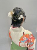卒業式、成人式ヘアセット、着付け【銀座】