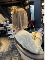 ソウルイーターブラックレーベル(Soul eater Black Label)&nbsp;Beige/ケアブリーチ/切りっぱなし/ボブ