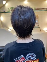 ラウンジ モリオ イケブクロ(Lounge MORIO Ikebukuro)&nbsp;メンズライクなショートウルフ/前髪ありショートウルフ◯